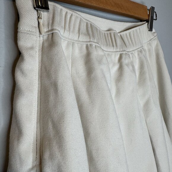 Hollister Mini Pleated Skirt XS Khaki Short Extra Small Light Academia - Picture 3 of 4